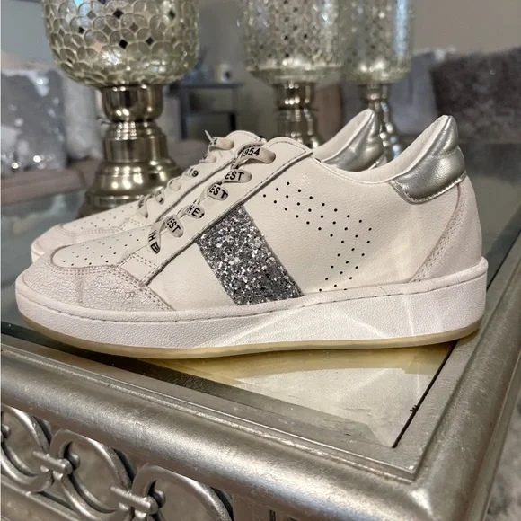 VINTAGE HAVANA COURT- WHITE MULTI Size 7.5 - Picture 3 of 8